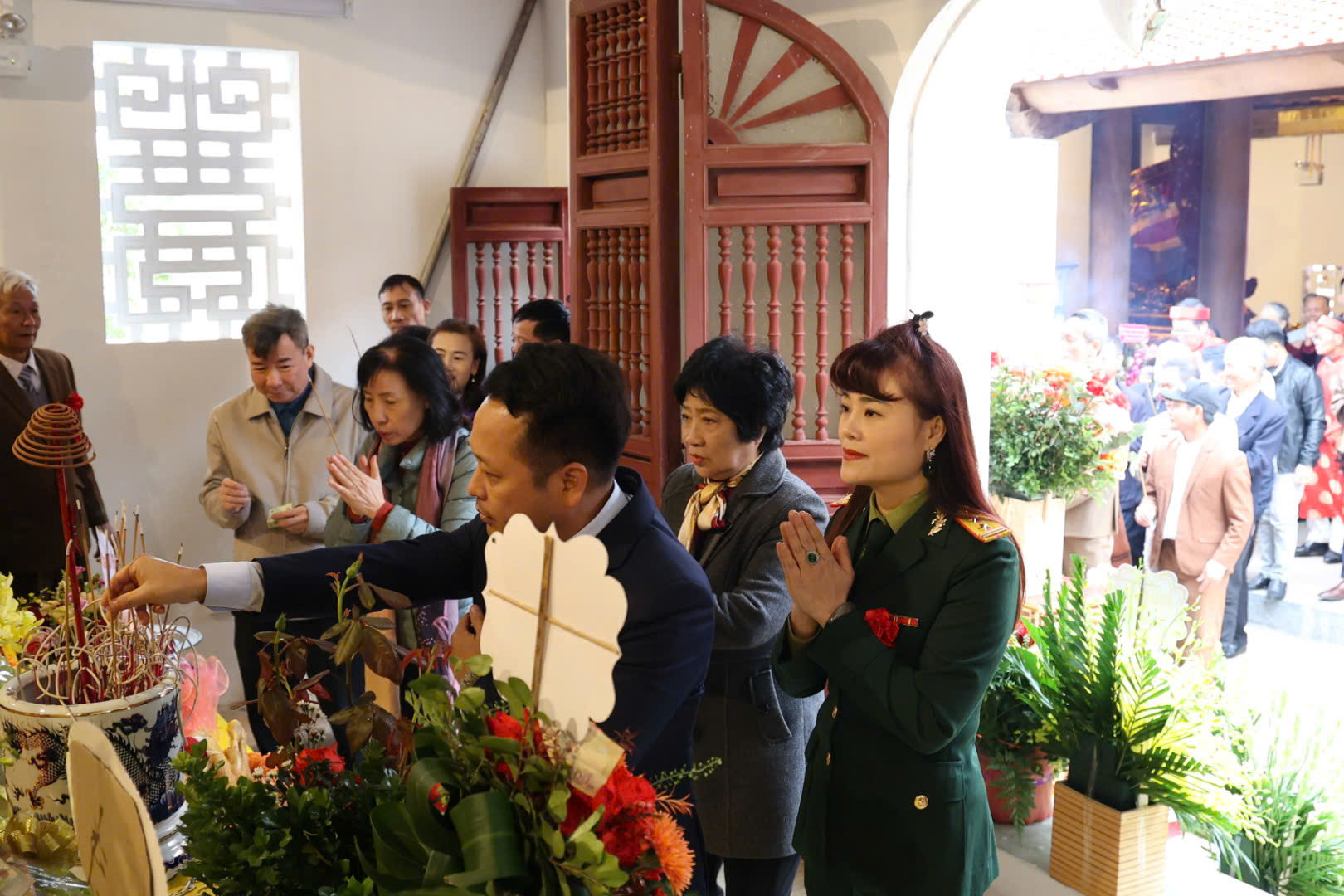 12_yend Khánh thành và bàn giao công trình tu bổ, tôn tạo di tích quốc gia đền Hồ Đề - ảnh 4